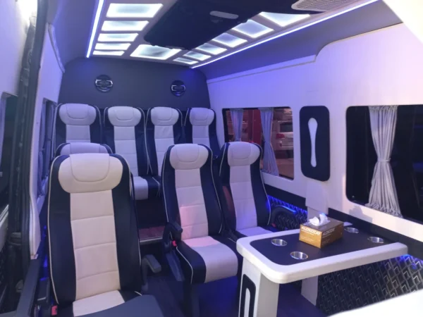 Rent Mercedes Sprinter With Driver Dubai and Abu Dhabi | Luxury Van Hire | Car with Driver