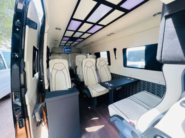 Rent Mercedes Sprinter With Driver Dubai and Abu Dhabi | Luxury Van Hire | Car with Driver