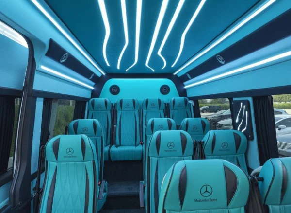 Rent Mercedes Sprinter With Driver Dubai and Abu Dhabi | Luxury Van Hire | Car with Driver