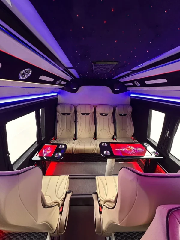 Rent Mercedes Sprinter With Driver Dubai and Abu Dhabi | Luxury Van Hire | Car with Driver