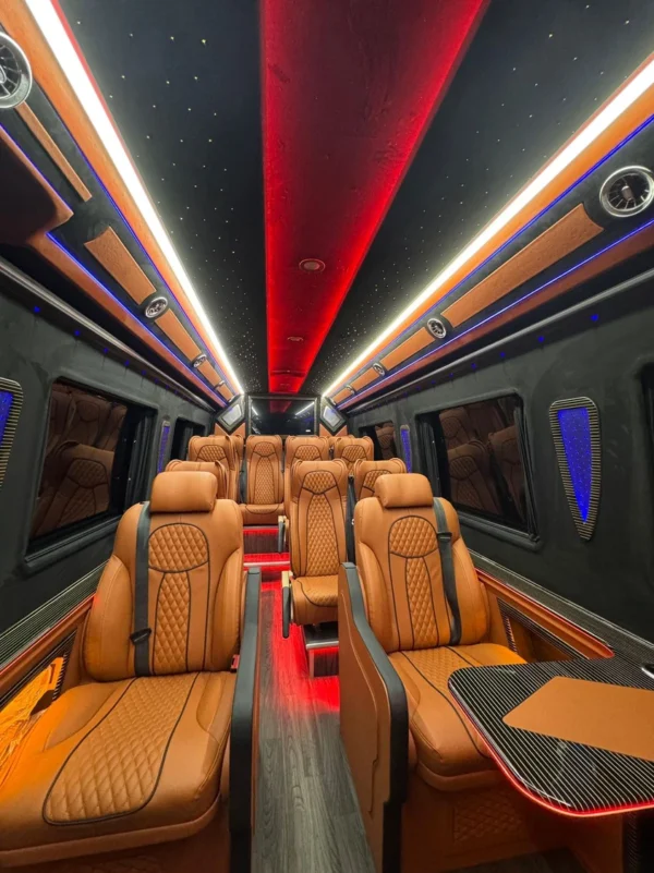 Rent Mercedes Sprinter With Driver Dubai and Abu Dhabi | Luxury Van Hire | Car with Driver