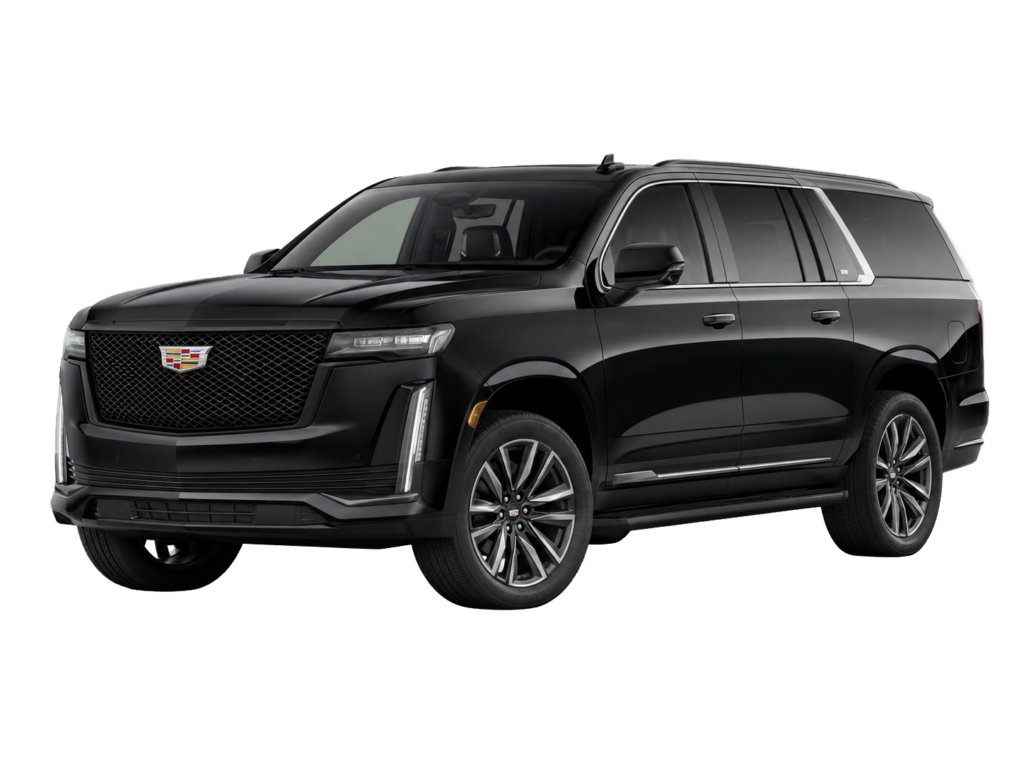 Black Cadillac Escalade luxury SUV