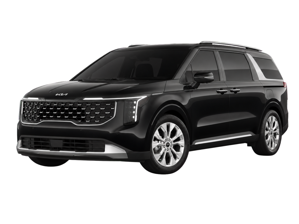 Black Kia Carnival luxury MPV