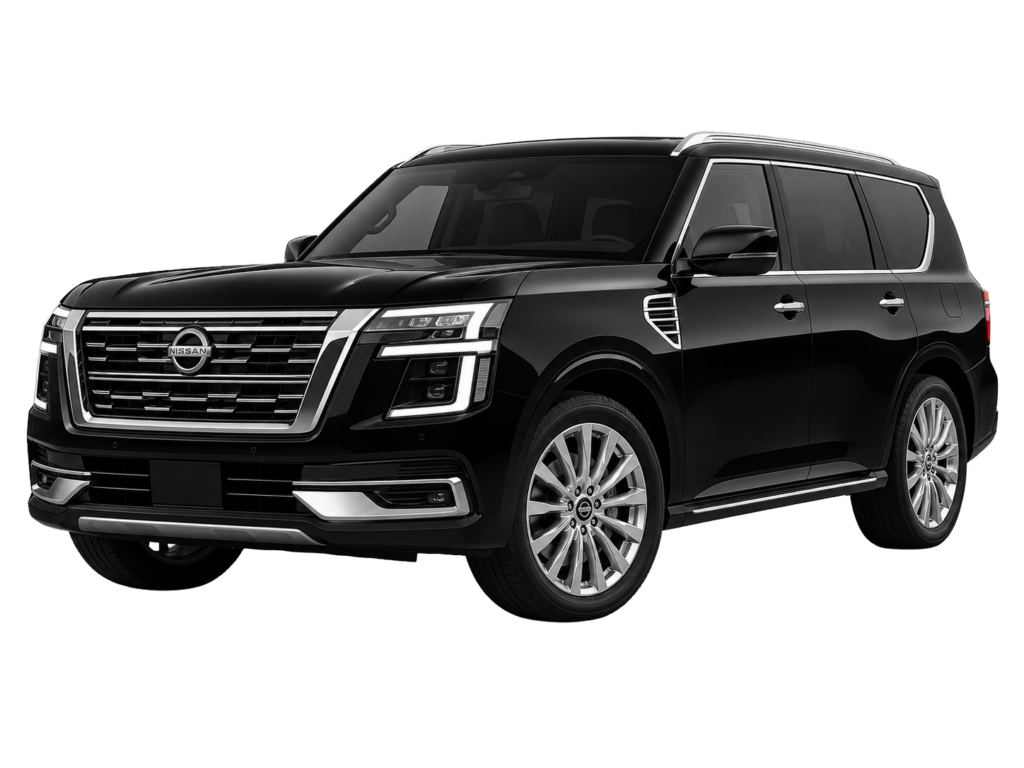 Black Nissan Patrol Y63 luxury SUV